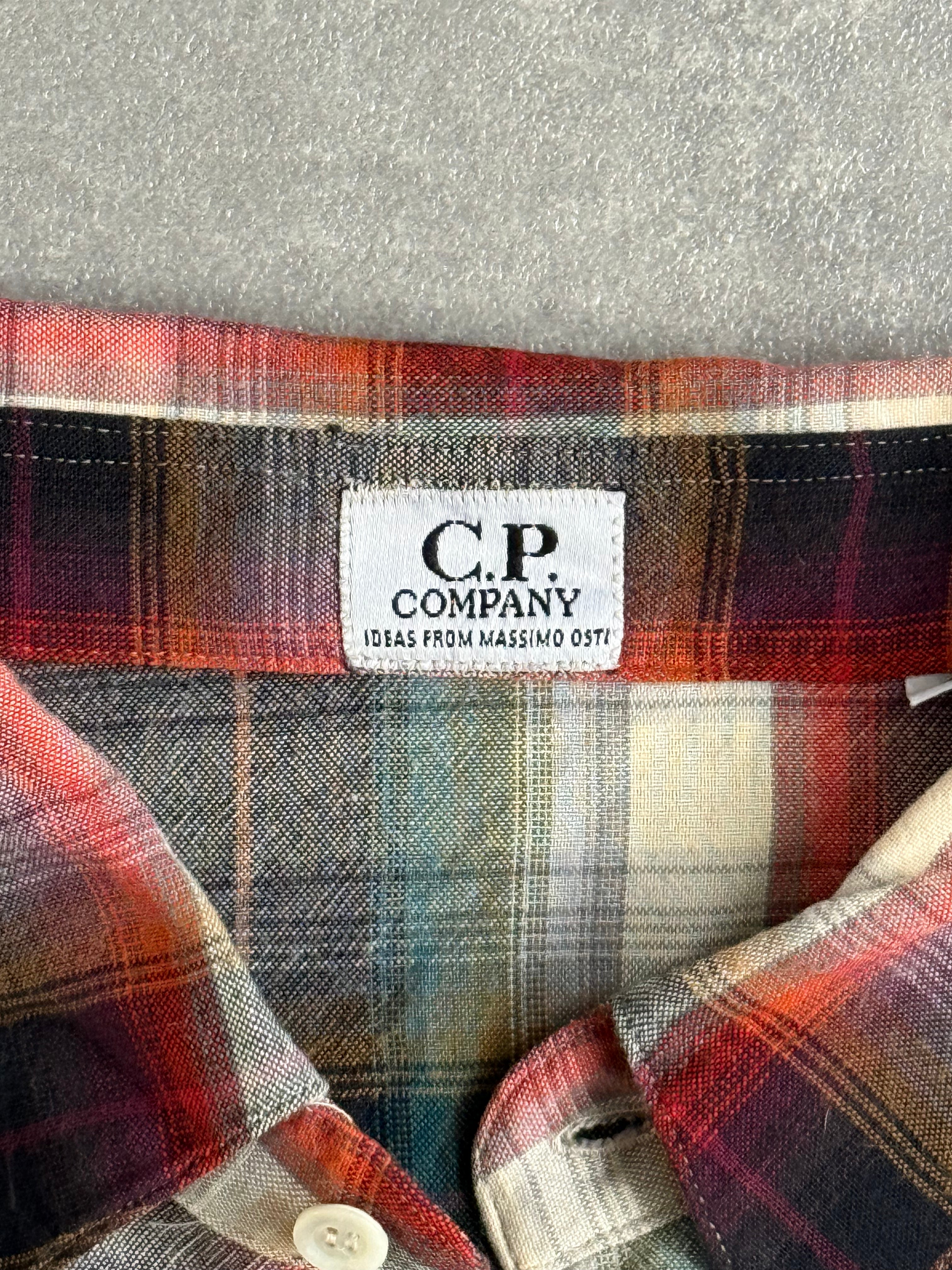 Vintage 1980s CP Company Ideas by Massimo Osti Plaid Flannel Shirt