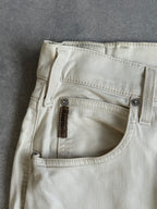 Vintage Armani Jeans Ecru Trousers