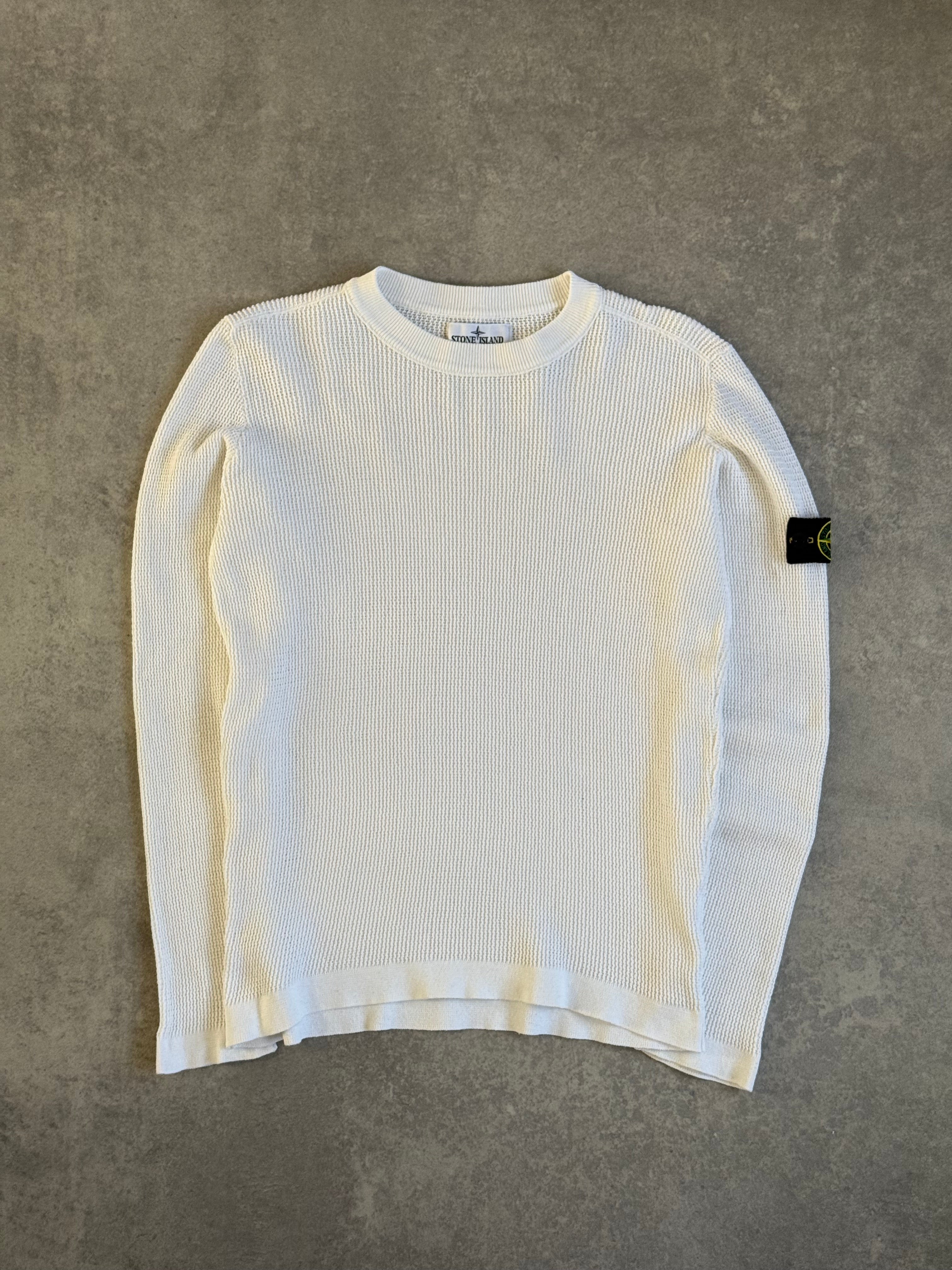 Vintage Stone Island Waffle Knit Longsleeve Jumper