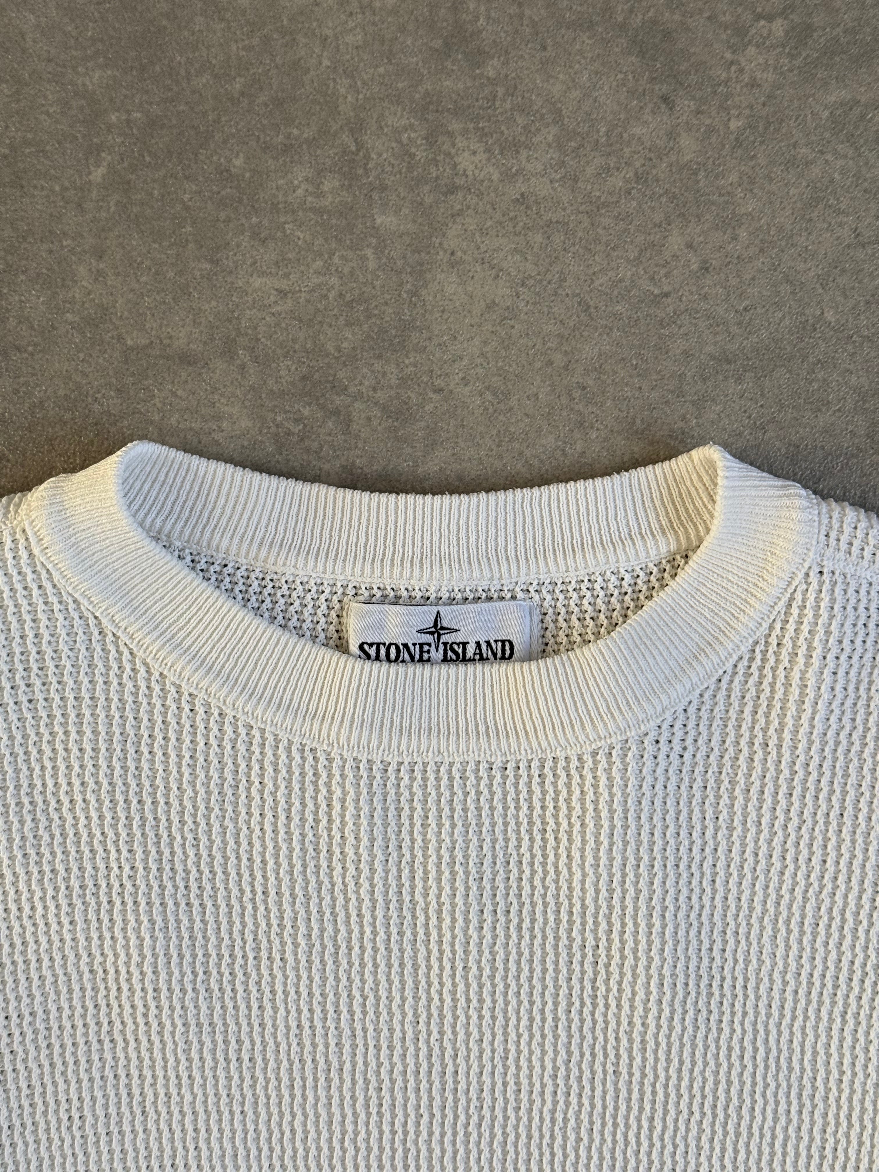 Vintage Stone Island Waffle Knit Longsleeve Jumper