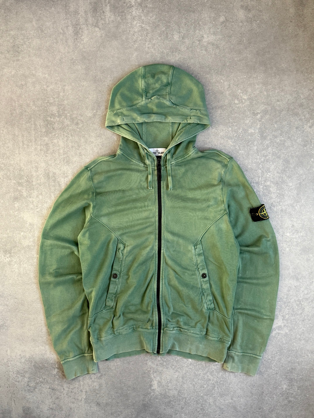 Vintage Stone Island Zip Up Hoodie