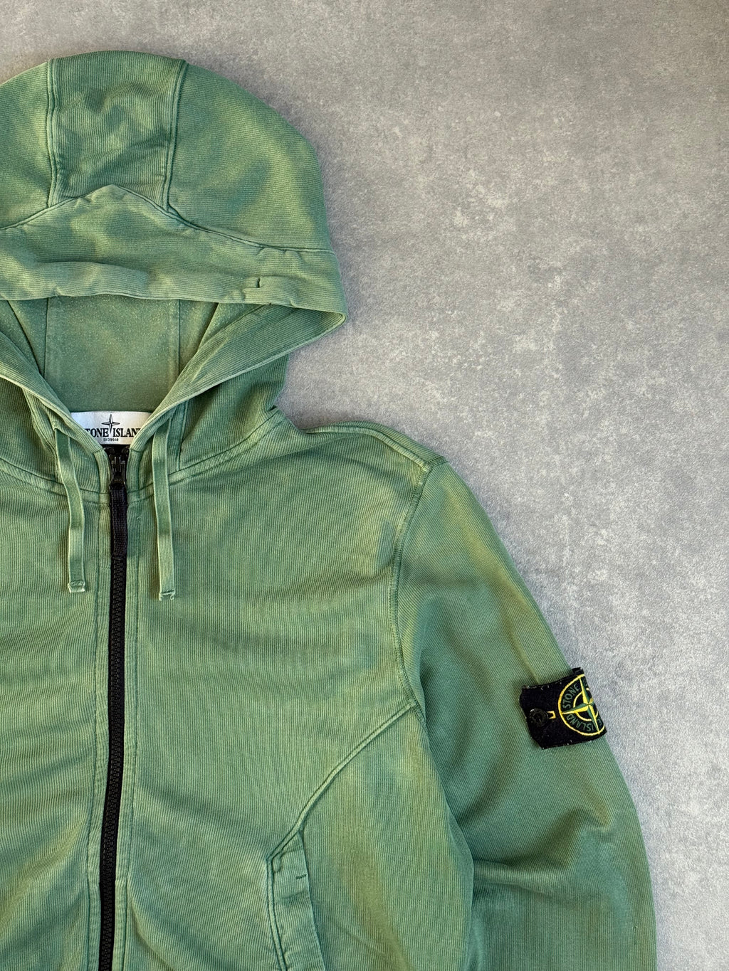 Vintage Stone Island Zip Up Hoodie