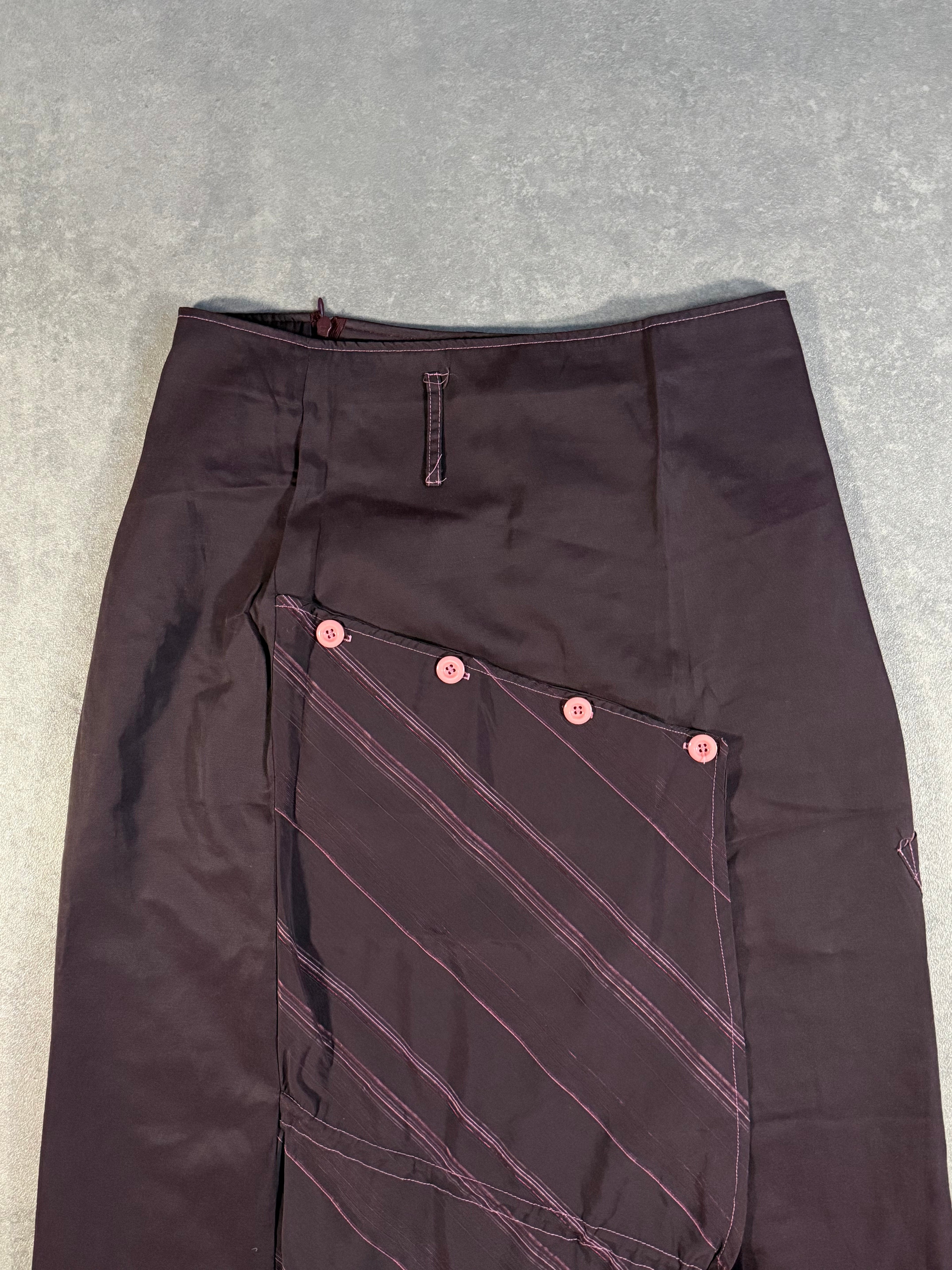 Vintage Y2K Purple Maxi Skirt
