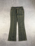 Vintage Y2K Striped Denim Jeans