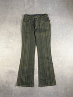Vintage Y2K Striped Denim Jeans