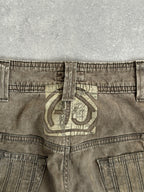 Armani Jeans Utility Panelled Zip Cargo Trousers