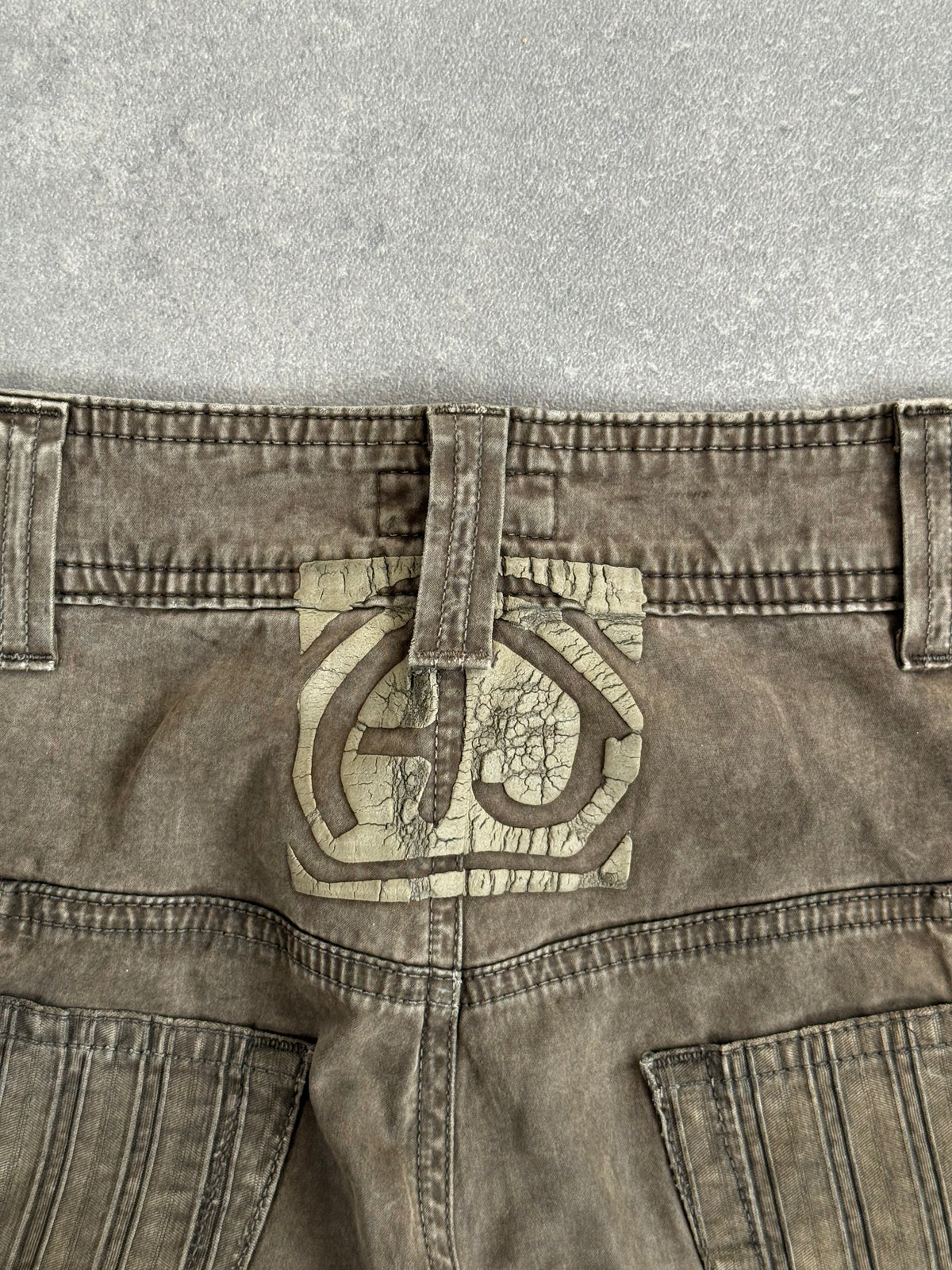 Armani Jeans Utility Panelled Zip Cargo Trousers