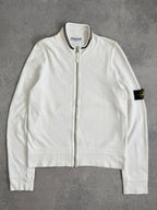 SS07 Stone Island White Zip Up