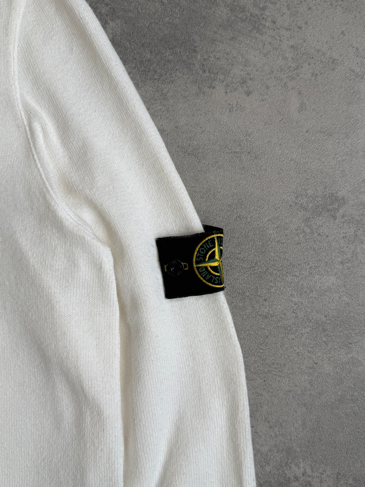 SS07 Stone Island White Zip Up