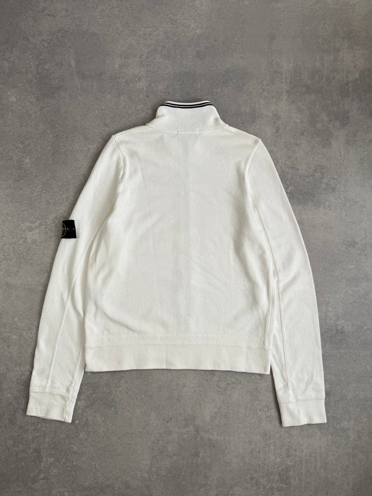 SS07 Stone Island White Zip Up