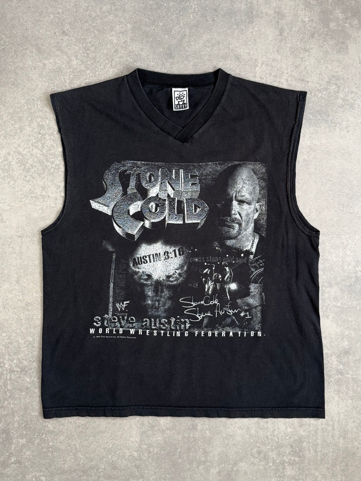 Vintage 1999 WWF Stone Cold Steve Austin Vest